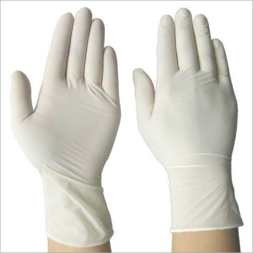White Disposable Examination Gloves