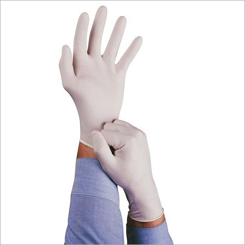 White Latex Rubber Gloves