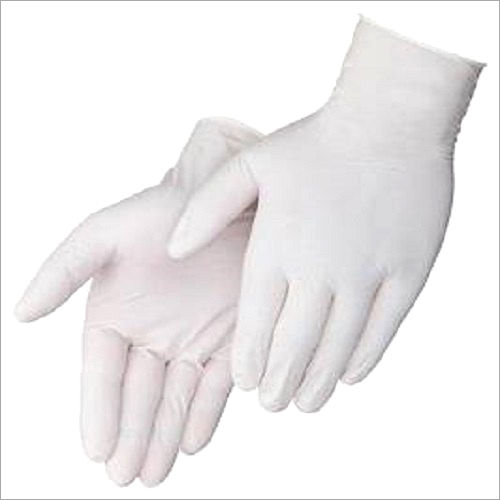 White Medical Latex Gloves