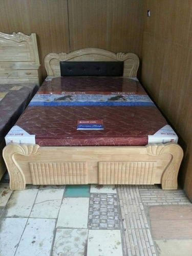 Queen Size Wooden Cot Bed (Solid Wood)