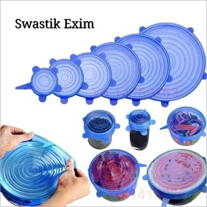 Assorted Microwave Safe Silicone Stretch Lids Flexible Covers