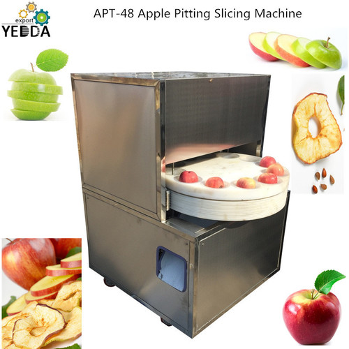 Appt-48c Wholesale Pear Apple Stoner Coring Slicing Machine Peach Corer Removing Ring Slicing Machine