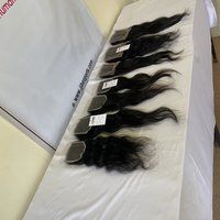 4*4 Hd Lace Closure, 100% Cuticle Aligned Indian Natural Human Raw Hair