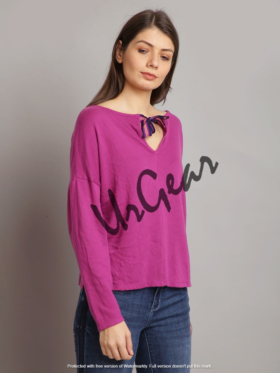 Women Purple Top