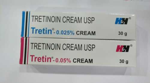 Tretinoin Cream(Tretin 0.02%  &0.05% Usp) Application: External Use Only