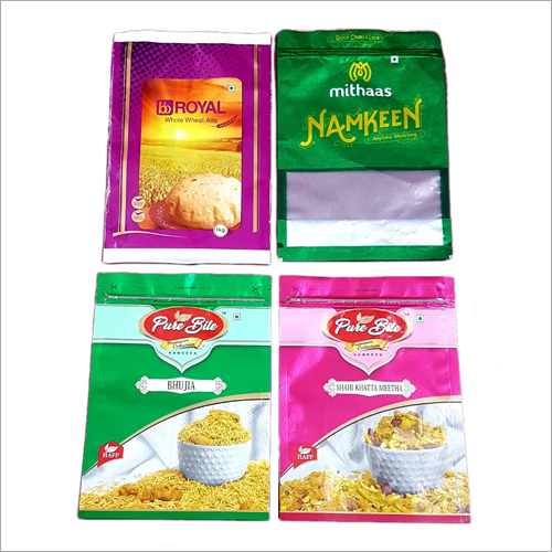 Standy Zipper 3 Layer With Window Packaging Pouch