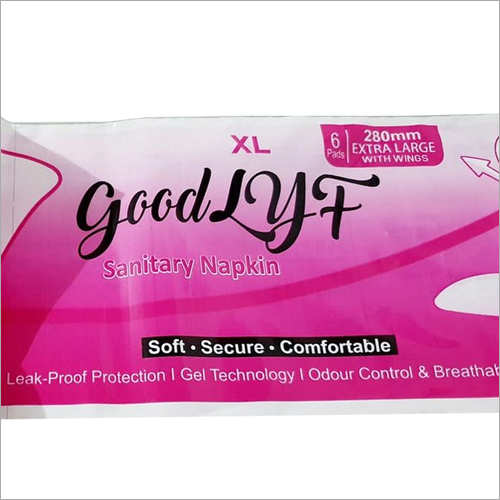 Sanitary Pad Packaging Pouch With Bottom Gusset