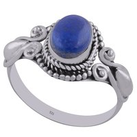 Rose Quartz Natural Gemstone 925 Sterling Solid Silver Oval Cabochon Handmade Ring