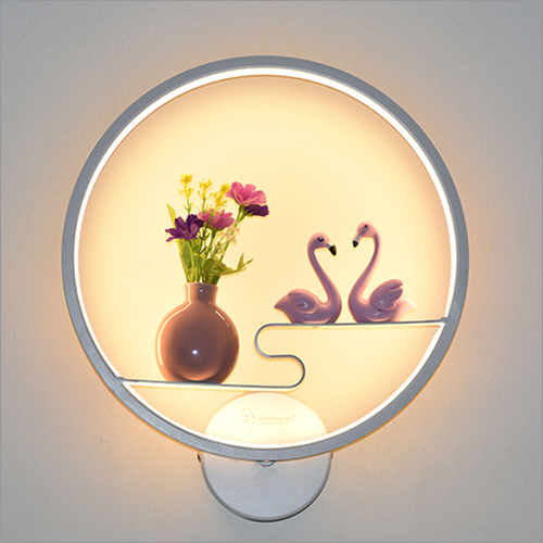 Ducks With Flowerpot Design Lamp