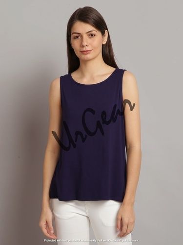 Womens Trendy Round Neck Tank Top