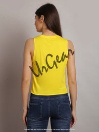 Womens Trendy Round Neck Tank Top