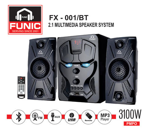 Black 2.1 Multimedia Speaker System