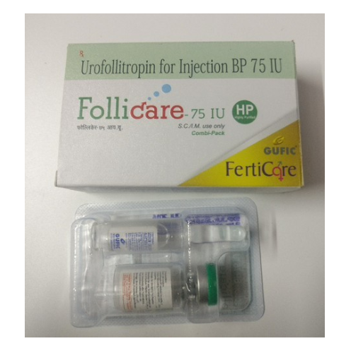 Follicare HP 75 Injection ( Bravelly)(Urofollitropin INJECTION