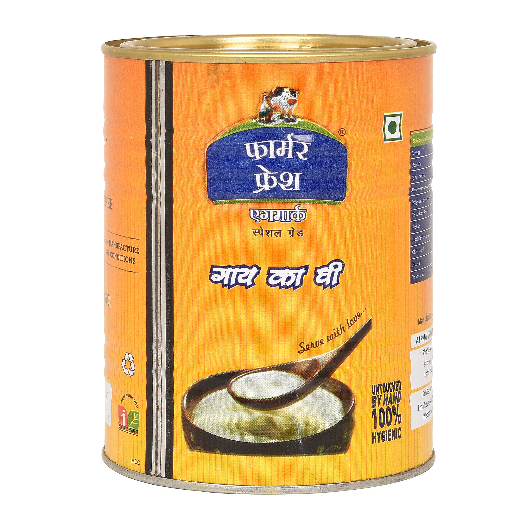 Farmer Fresh Cow Ghee 1 Litre Tin