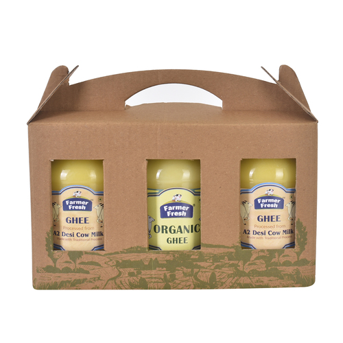 Organic Ghee Packaging: Bottle
