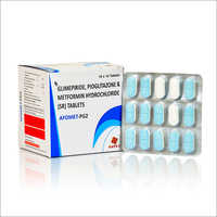 Glimepiride Pioglitazone And Metformin Hydrochloride (SR) Tablets