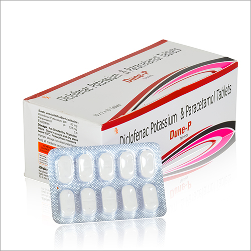 Diclofenac Potassium And Paracetamol Tablets