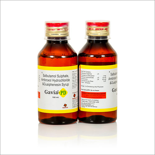 Salbutamol Sulphate Ambroxol Hydrochloride And Guaiphenesin Syrup