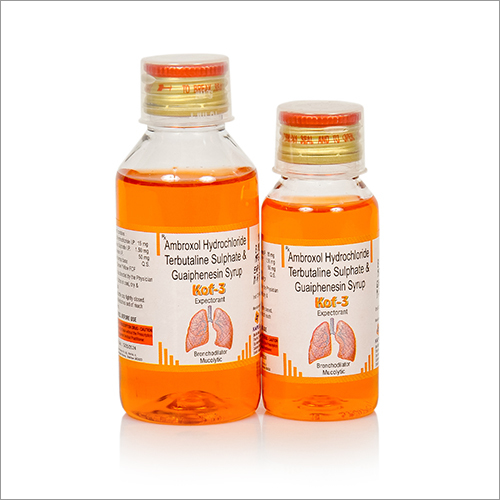 Ambroxol Hydrochloride Terbutaline Sulphate And Guaiphenesin Syrup