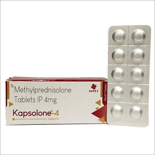 4 MG Methylprednisolone Tablets IP