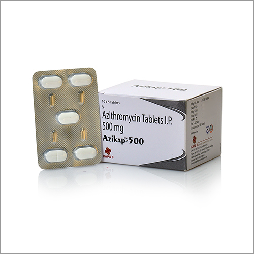 500 MG Azithromycin Tablets IP By KAPS THREE LIFE SCIENCES PRIVATE LIMITED