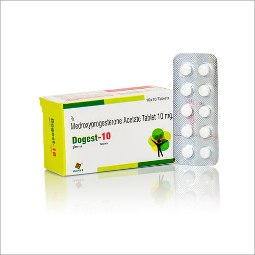 10 MG Medroxyprogesterone Acetate Tablets By KAPS THREE LIFE SCIENCES PRIVATE LIMITED