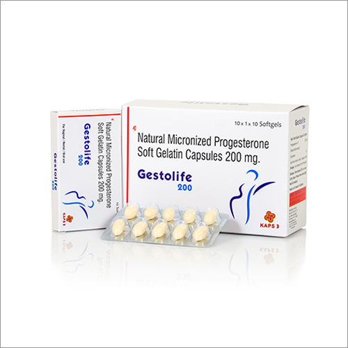 200 MG Natural Micronized Progesterone Soft Gelatin Capsules