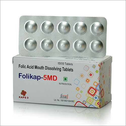 Folic Acid Mouth Dissolving Tablets By KAPS THREE LIFE SCIENCES PRIVATE LIMITED
