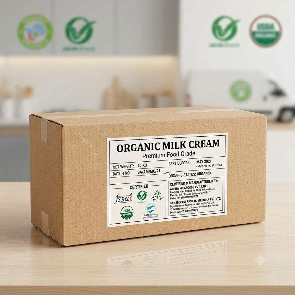 Fresh Pasteurised Cream - Packaging: Bulk