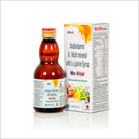 Multivitamin And Multimineral With L-Lysine Syrup