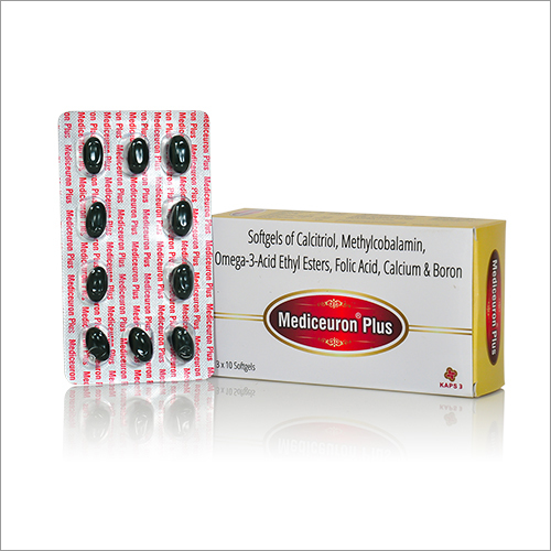 Softgel OF Calcitriol Methylcobalamin Omega 3 Acid Ethyl Esters Folic Acid Calcium And Boron