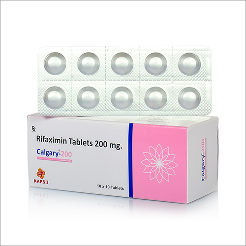 200 MG Rifaximin Tablets By KAPS THREE LIFE SCIENCES PRIVATE LIMITED