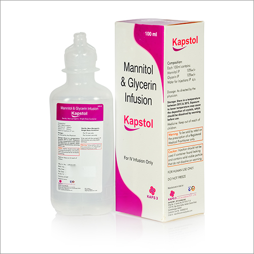 Mannitol And Glycerin Infusion