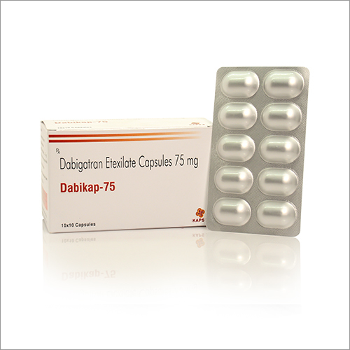 75 MG Dabigatran Etexilate Capsules By KAPS THREE LIFE SCIENCES PRIVATE LIMITED