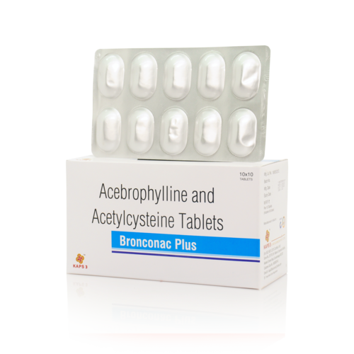 Acebrophylline And Acetylcysteine Tablets