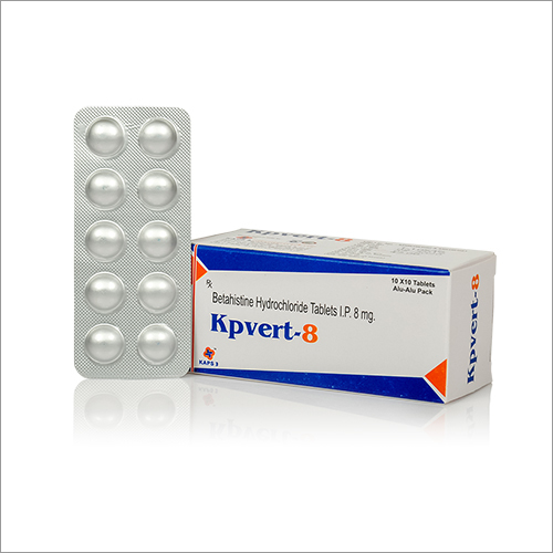Kpvert 8 mg Tablets By KAPS THREE LIFE SCIENCES PRIVATE LIMITED