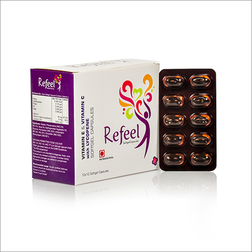 Vitamin E And Vitamin C With Lycopene Softgel Capsules At Best Price In Surendranagar Kaps Three Life Sciences Private Limited