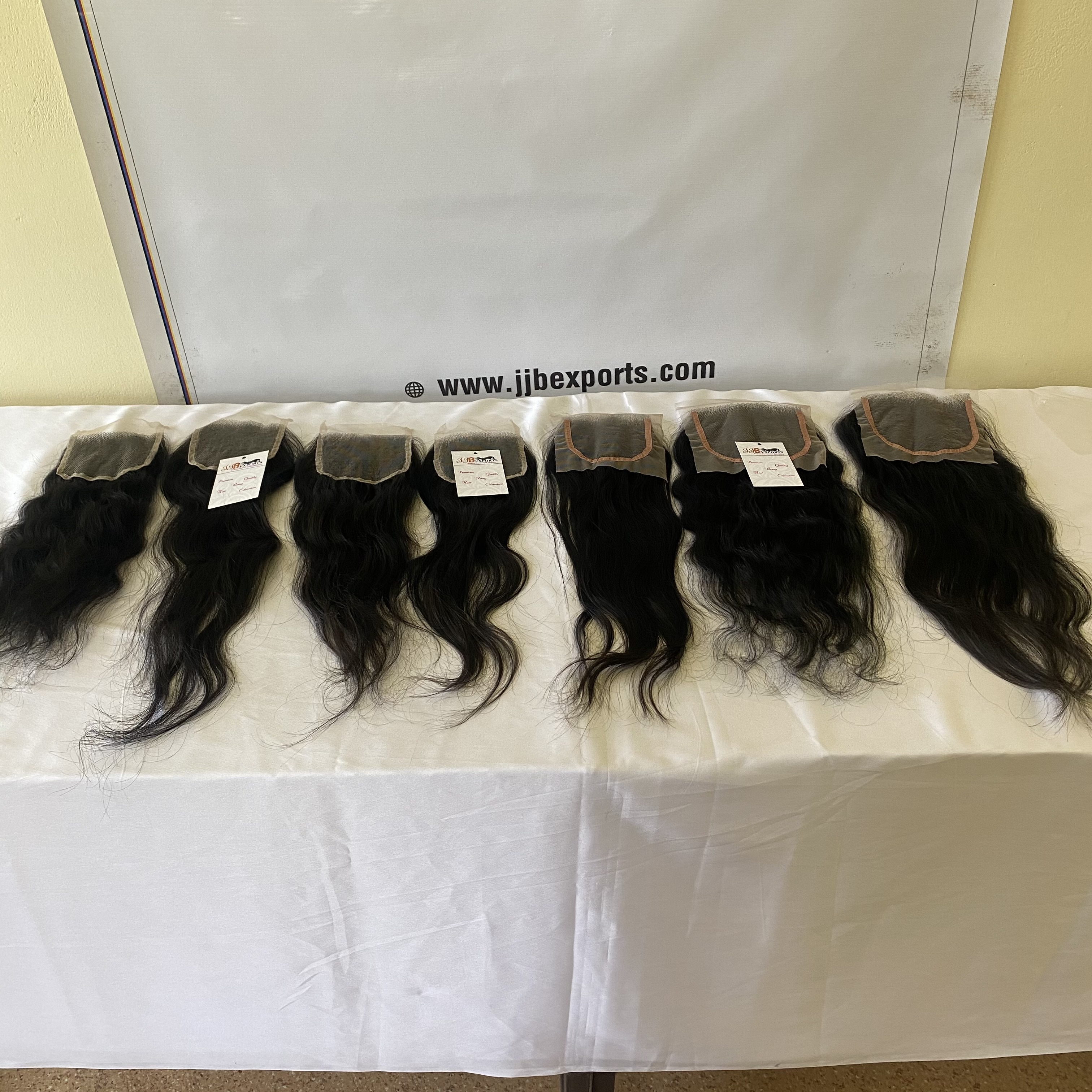 Raw Unprocessed Mink Hair Human Lace Closure Frontal Hair
