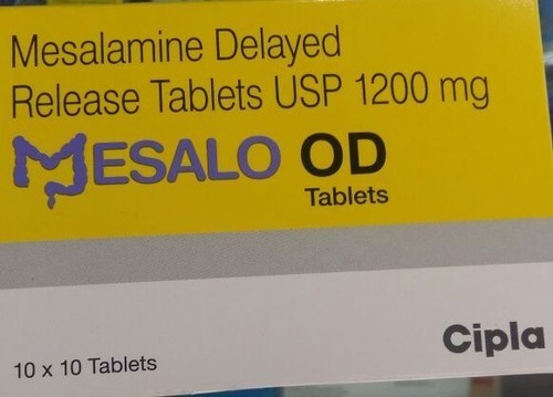 Mesalo OD 1200mg Tablet(Mesalazine / mesalamine)