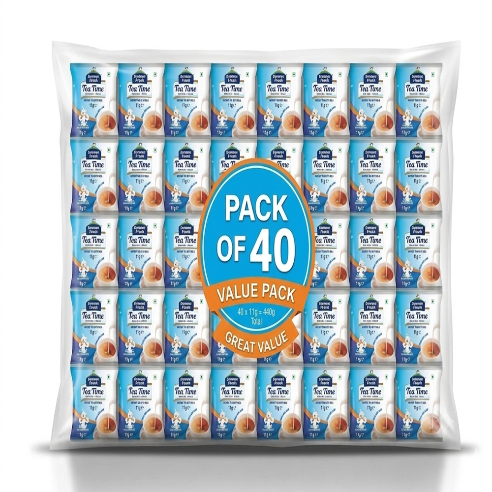 Farmer Fresh Dairy Mix - 500g Vacuum Pack | White Color, 1 Year Shelf Life, Perfect for Tea Time