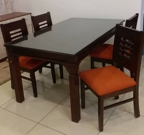 Modern Dining Table With Glass Top at Best Price in Bengaluru