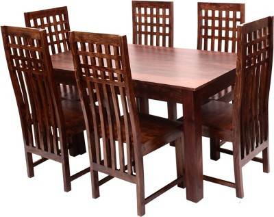 Modern Wooden Dining Table (Solid Wood)
