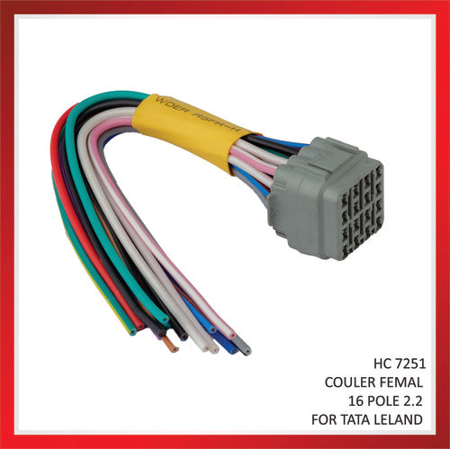 Coupler Female 16 Pole 2.2