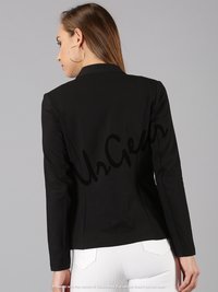 UrGear 100% Cotton Black Solid Coat