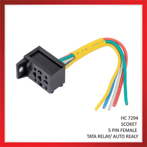 Relay Socket 5 Pin Female