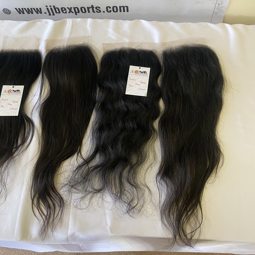 Indian Human Hair With Lace Closure Frontal