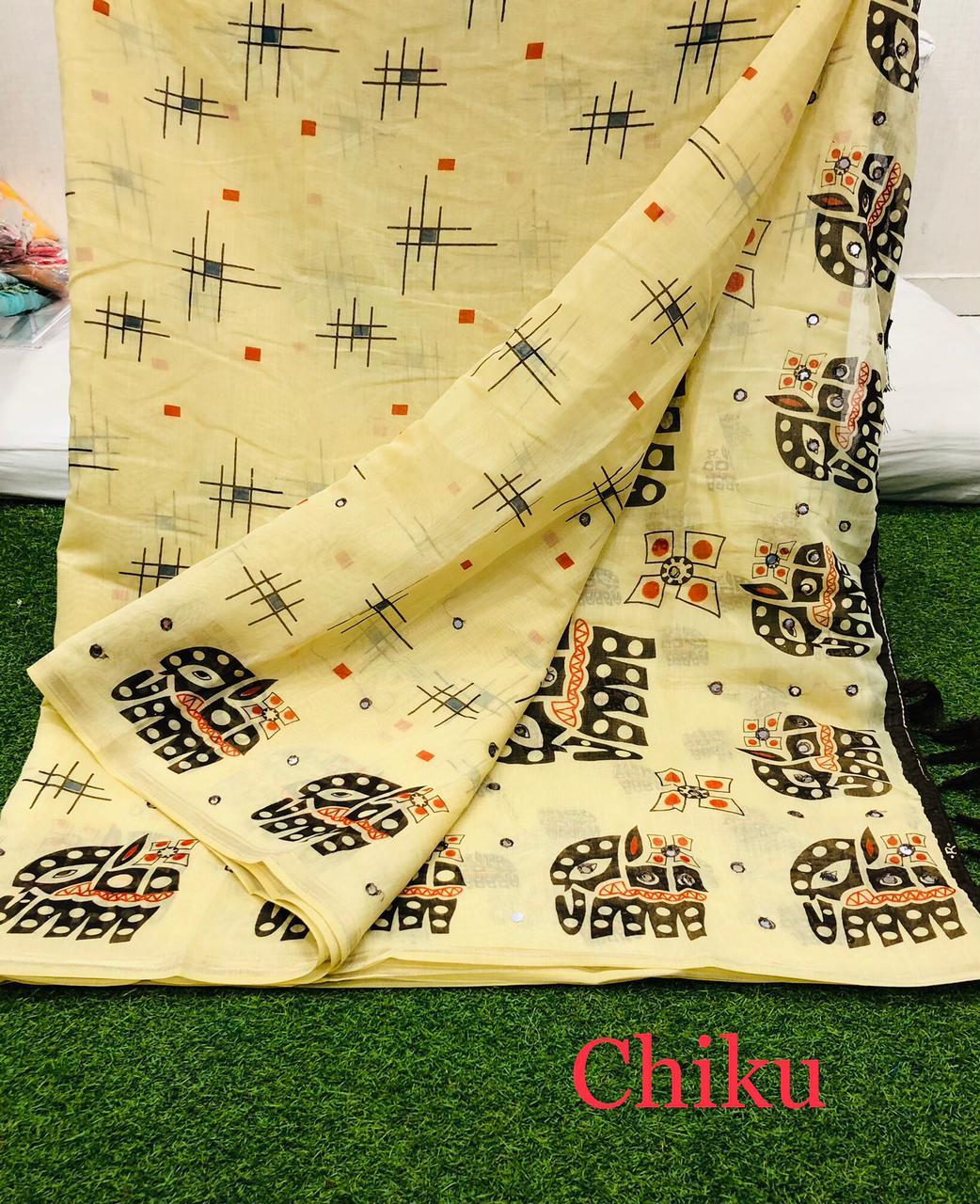 Soft Linen Saree