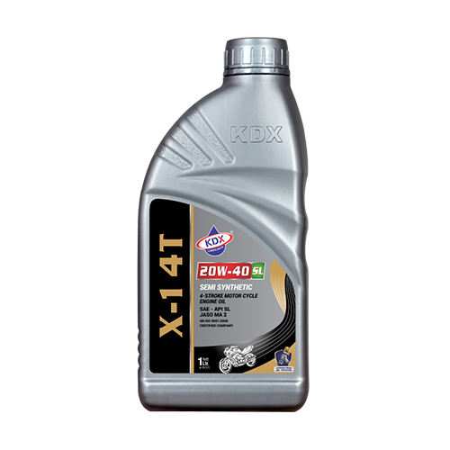 1ltr X1-4t 20w40 SL Semi Synthetic Bike Engine Oil Kdx Lubricants