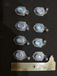 Sterling silver with Moon Stone Pendants