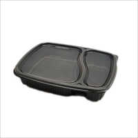 Oracle 2 Compartment Miacrovable Food Grade Meal Tray